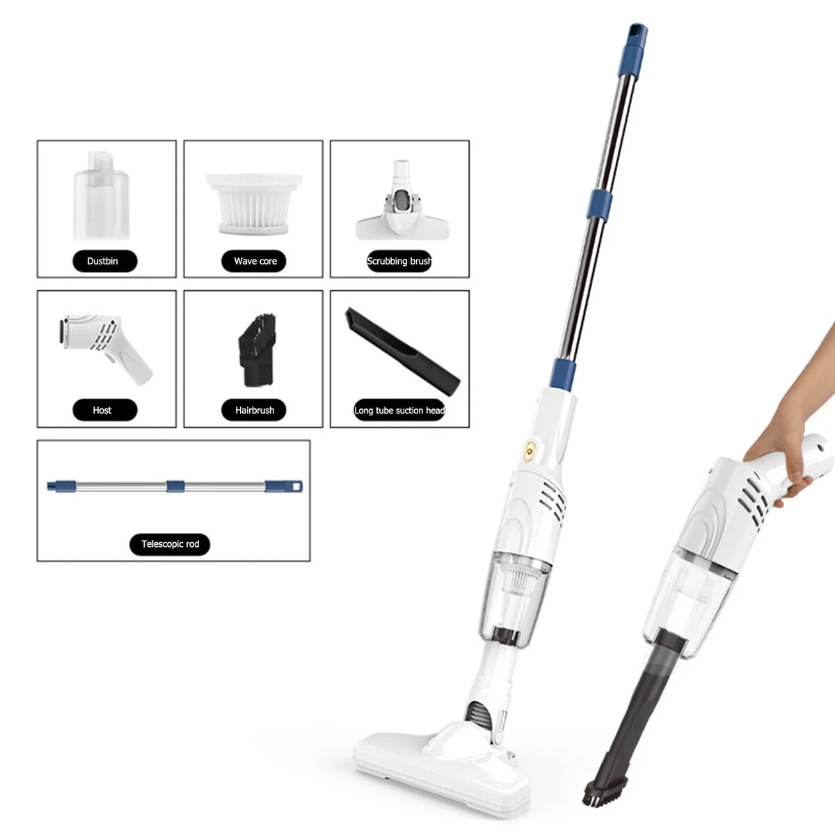 Cordless Stick Vacuum with 30 Mins Runtime P855