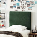 Boucle Dark Green Headboard With Legs L186