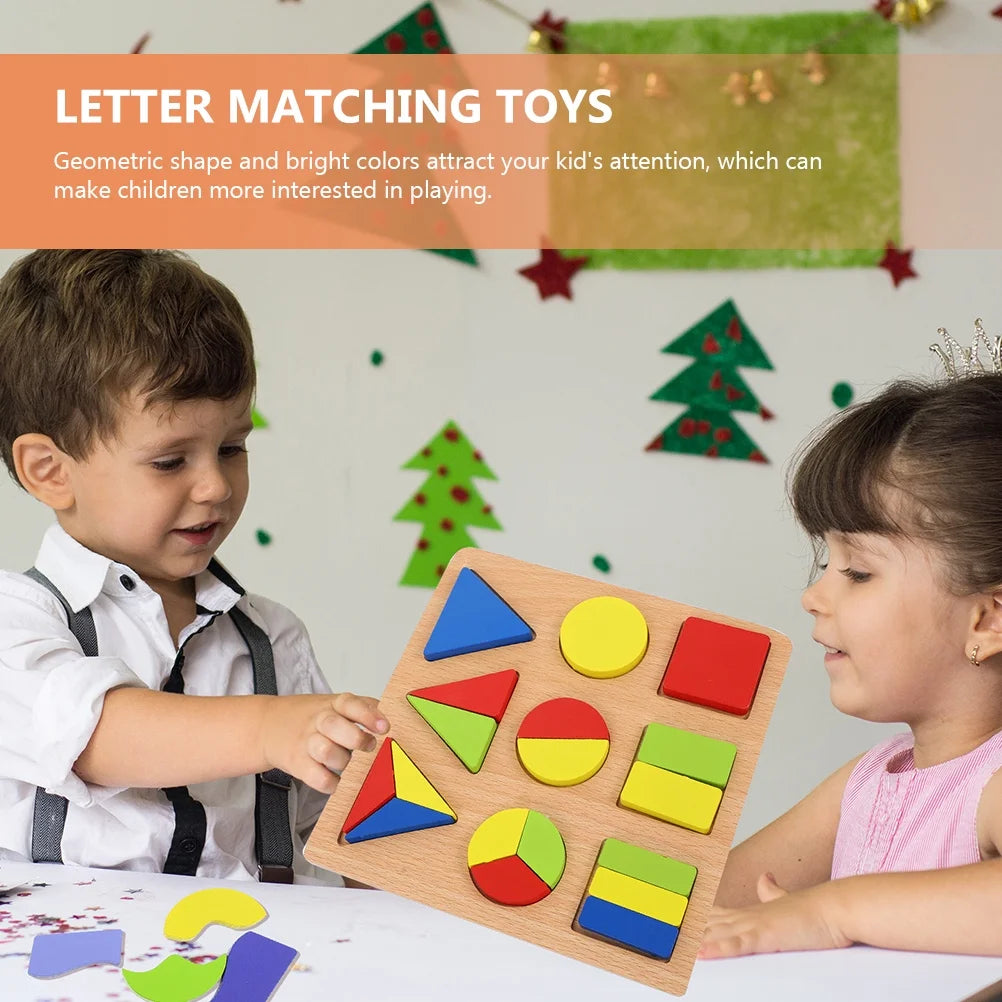 Puzzle Shape Sorting Toy Toddler Learning Toys Educational Baby D71678