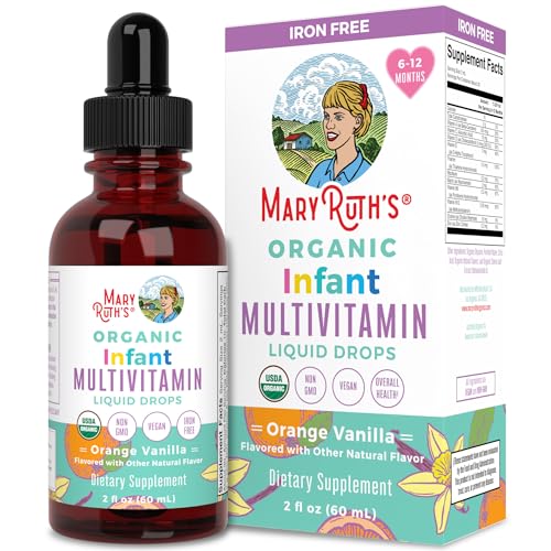 USDA Organic Sugar Free Liquid Multivitamin & Multimineral 2 Fl Oz K1453