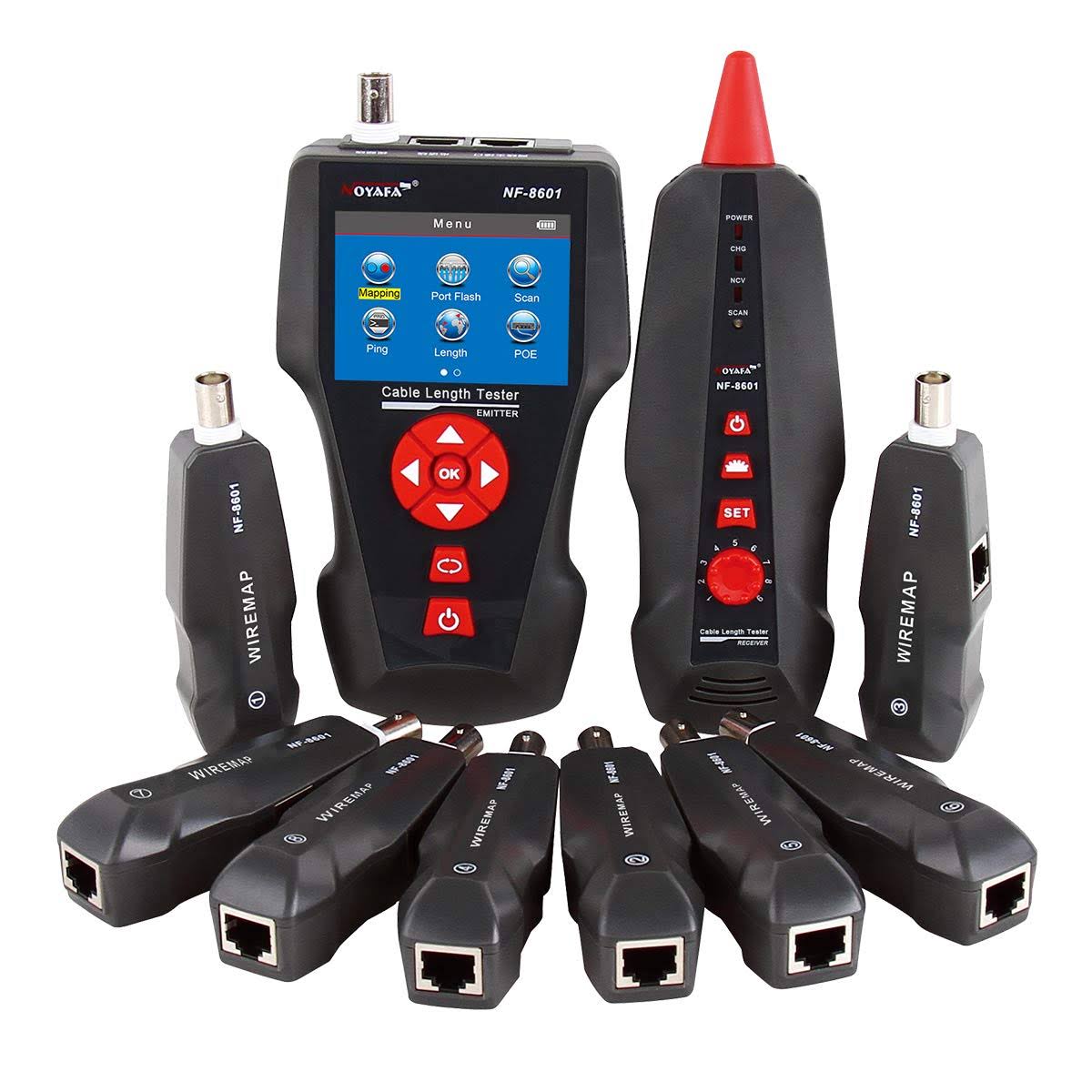Network Cable Tester for RJ45, RJ11, BNC S40806