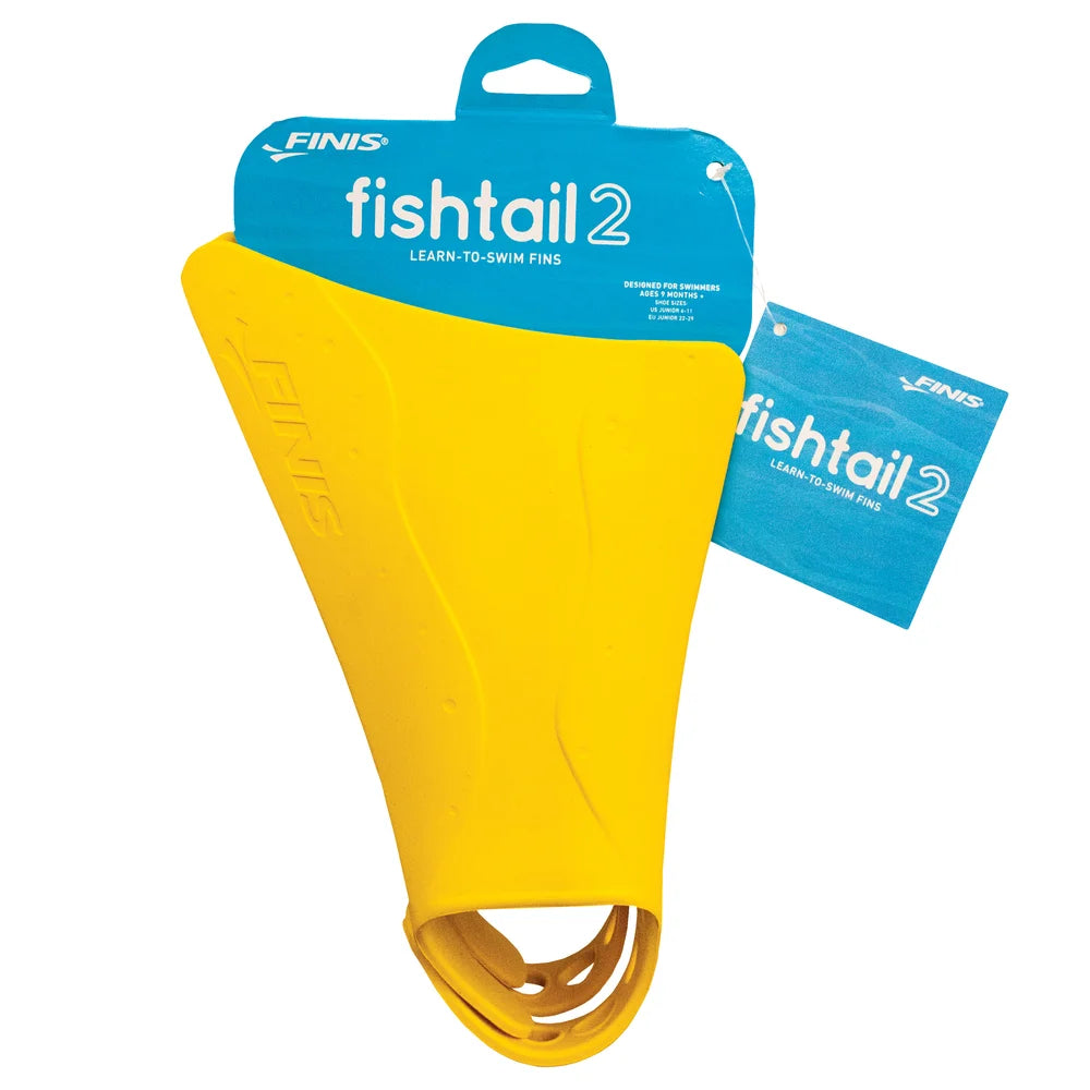 Yellow Rubber Kids Swim Fins A4854