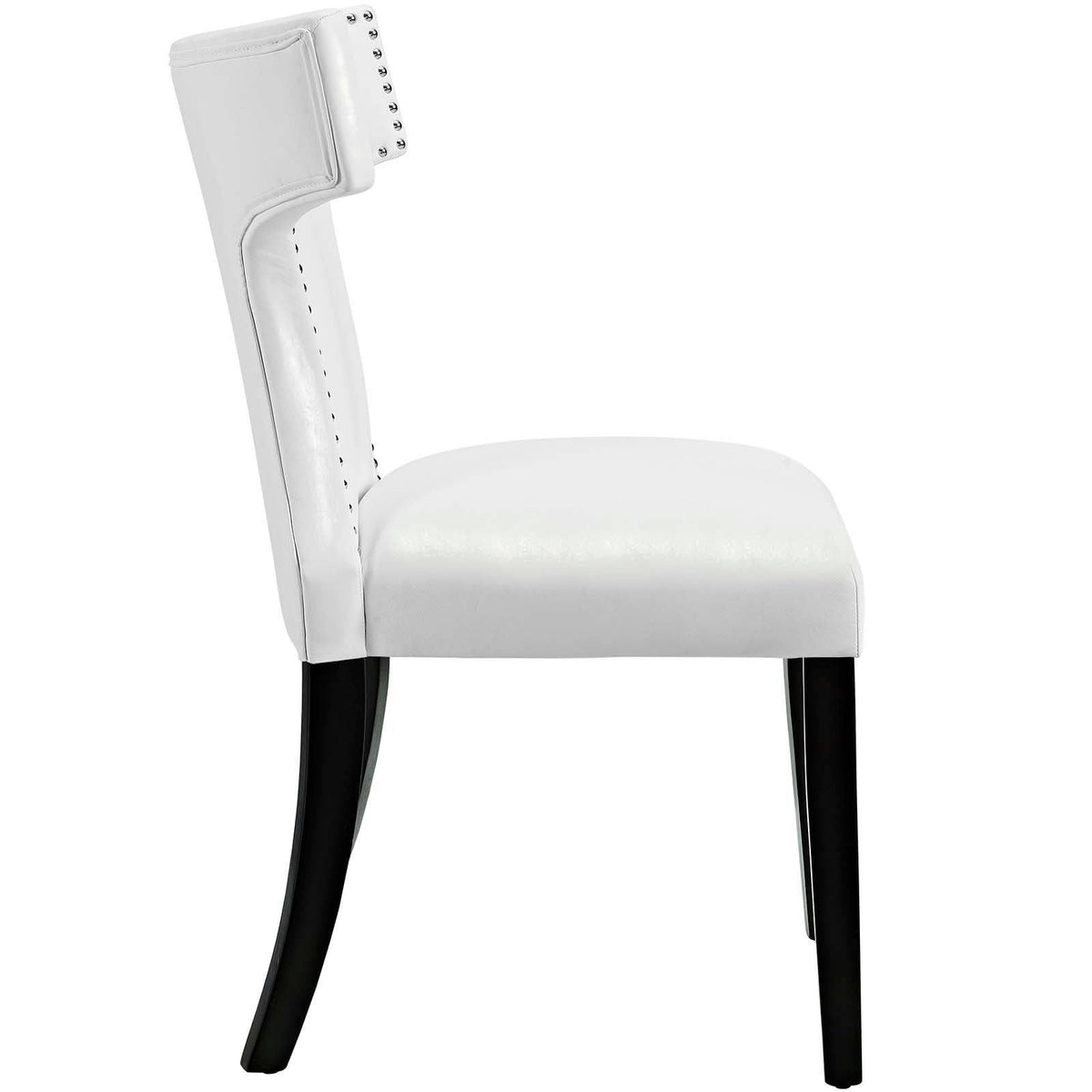 Black Vinyl Dining Chair U485788