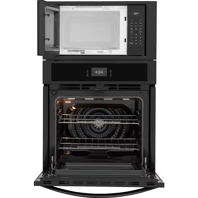 Electric Built-In Wall Oven and Microwave Combination in Black L22656