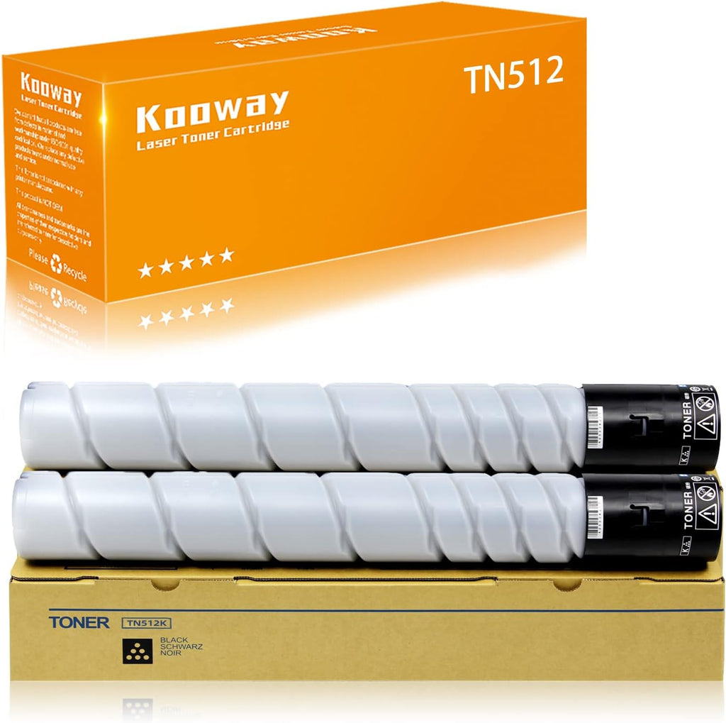 TN512 Black Toner Cartridge 2 Pack F1672
