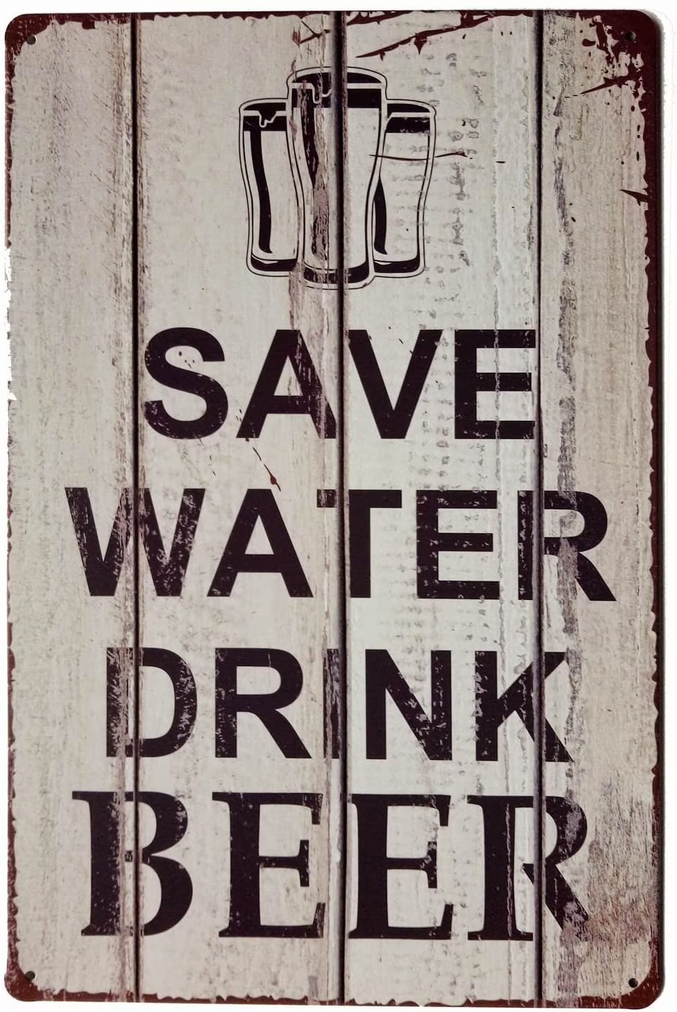 Retro Metal Tin Sign 12 X 8 V155