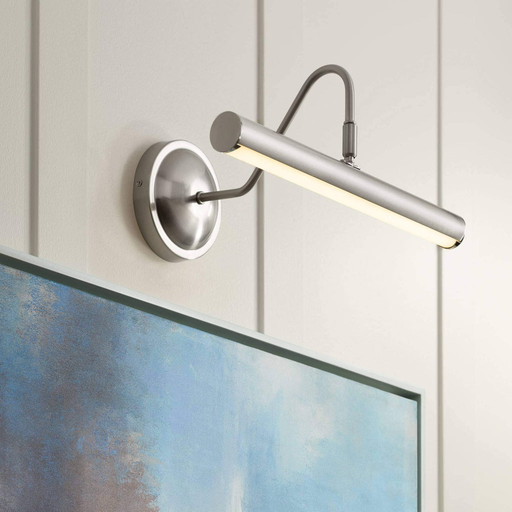 16x22 Wide Polished Nickel LED Picture Light P852