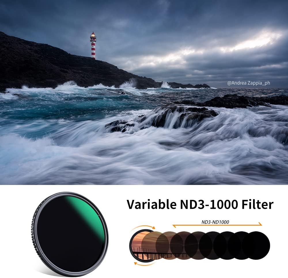 72mm Variable ND3-ND1000 Neutral Density Lens Filter J21272