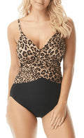 Sterling V-Neck Underwire One Piece Swimsuit L752