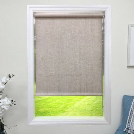 Blackout Natural Roller Shade Width: 36 G7207