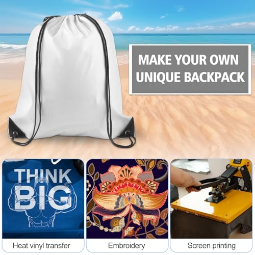 Blue Drawstring Backpack Bags Bulk B29739
