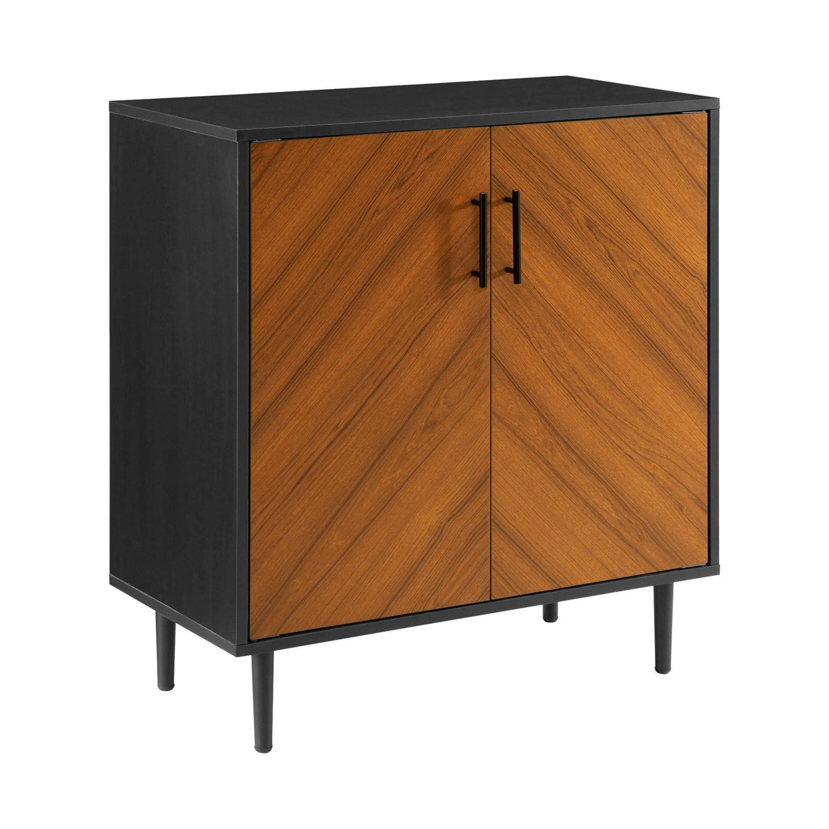 Solid Black Accent Cabinet Q500