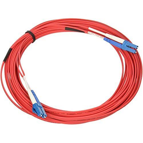 Red 33 ft Fiber Optic Patch Cable J6345