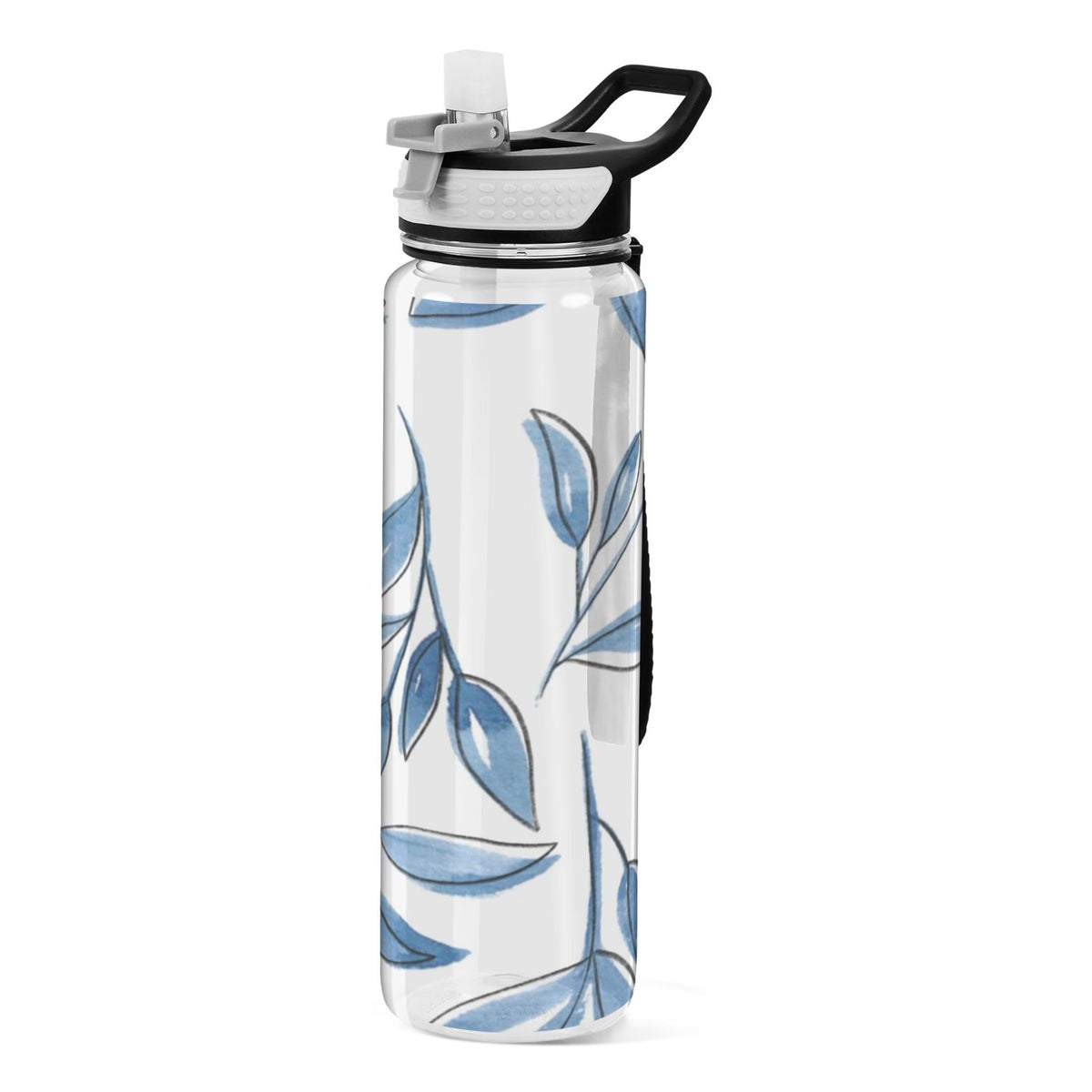Blue Leaves 32oz Tritan Leakproof Sports Bottle with Straw Z9039