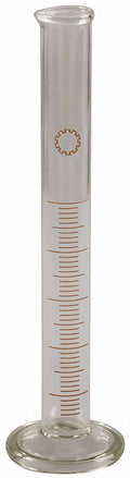 Graduated Cylinder, 5mL, Glass, Clear, PK12 Y888067