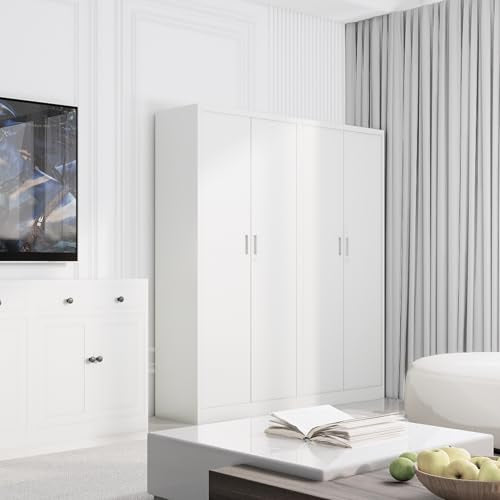 Black Metal Storage Cabinet with 5 Adjustable Shelves Z954