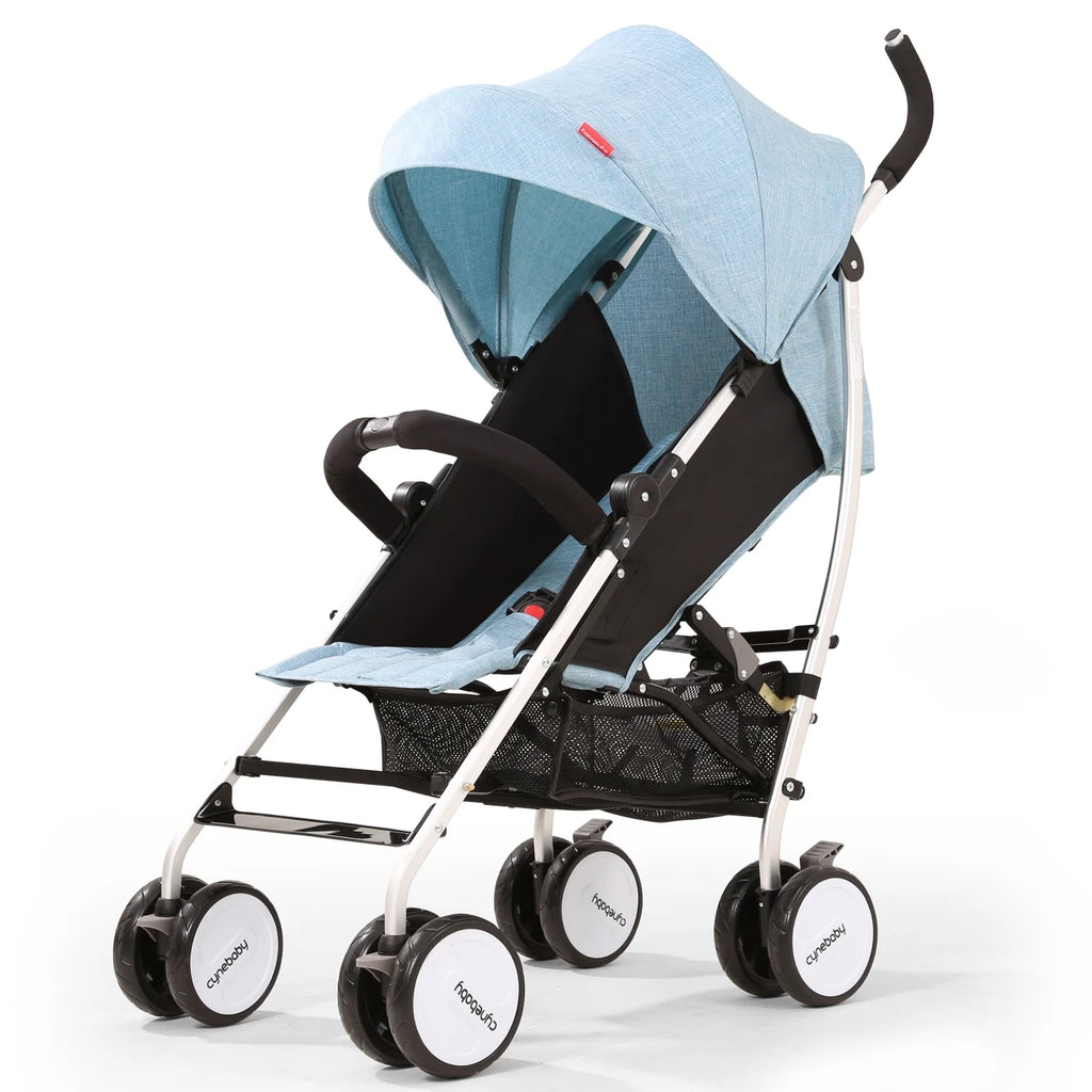 Blue Compact Lightweight Folding Umbrella Stroller Q7634