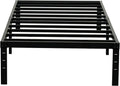 Twin XL Size 14 Inch Metal Platform Bed Frame with Steel Slats G343295