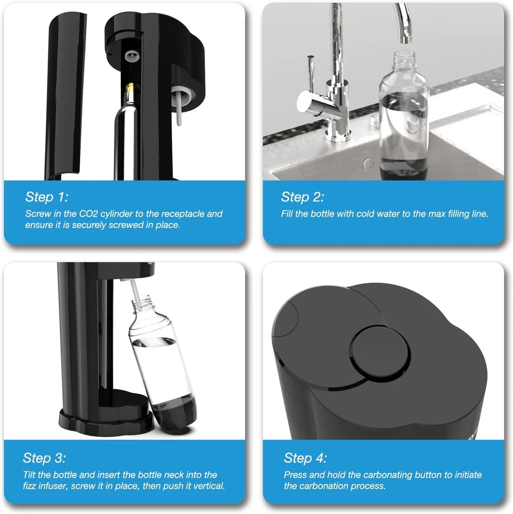 Sparkling Water Maker with BPA-free Water Bottle T594098