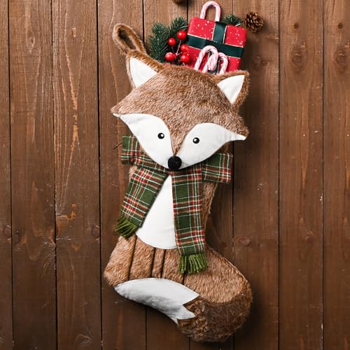 21 Inch Fabric Christmas Stockings U587593