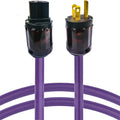 12AWG 7N OCC Figure 8 AC Power Cable, 24K Gold Plated US Plug, IEC320-C7, 125V/15A, 3.3FT, Pack of 2 Z248