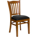 Black Vinyl Wood Foam Restaurant Chair E821129