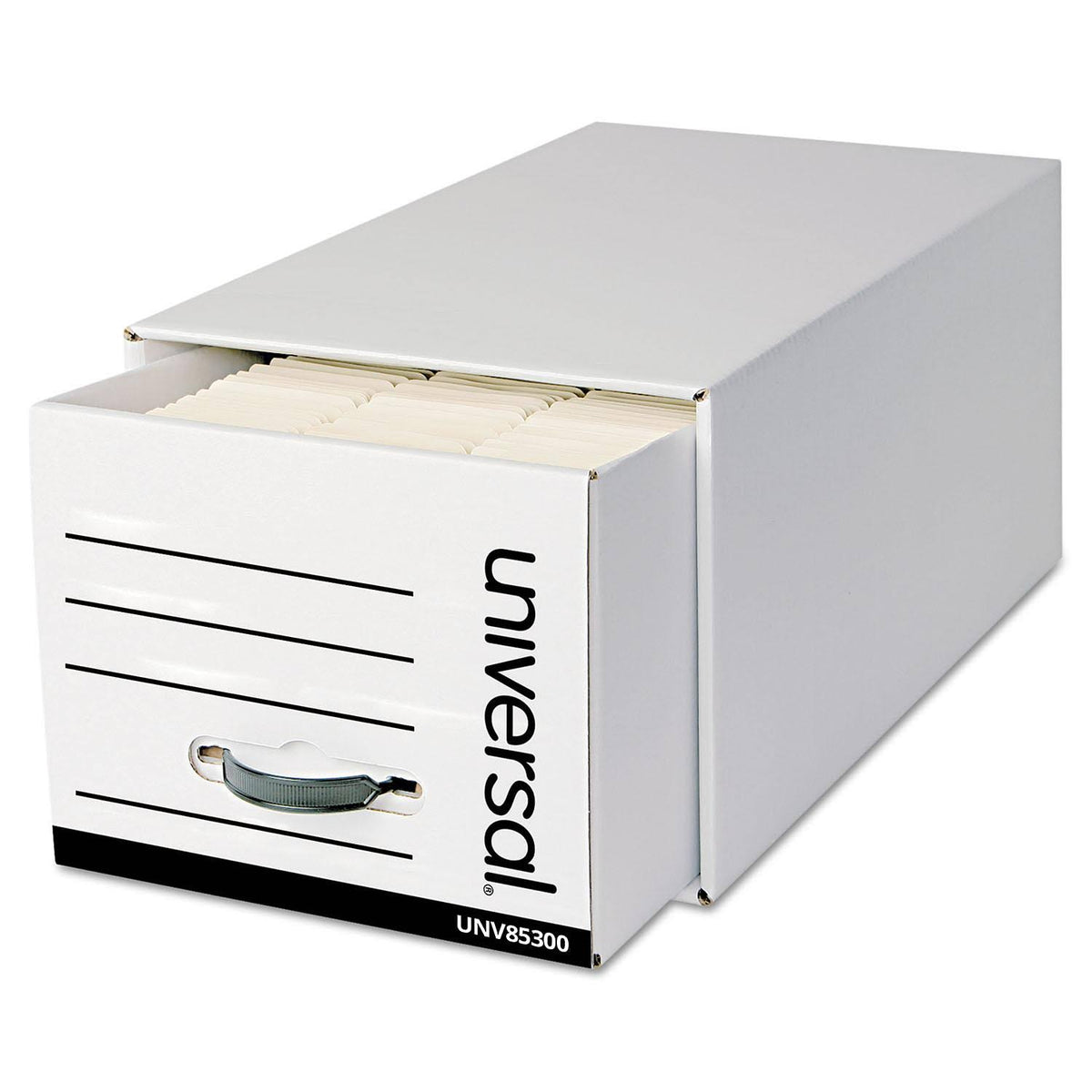 White Heavy-Duty Storage Box Drawer, Legal, 6/Carton X634