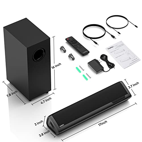 2.1 Deep Bass Soundbar with Subwoofer J1685
