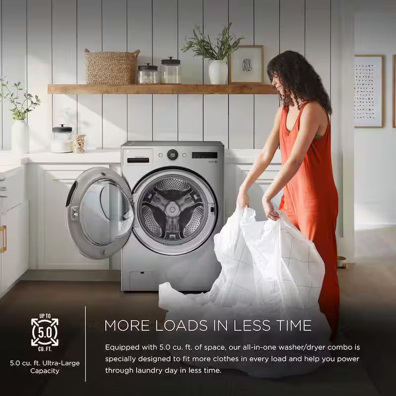5.0 cu. ft. Electric All-in-One Washer Dryer Combo O273885