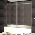 Bathtub Doors, Semi-frameless, Chrome Finish A966