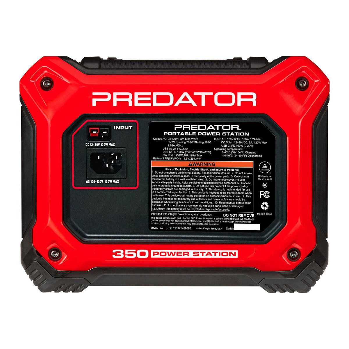 350 Watt Power Station, 294 Wh Capacity D94851