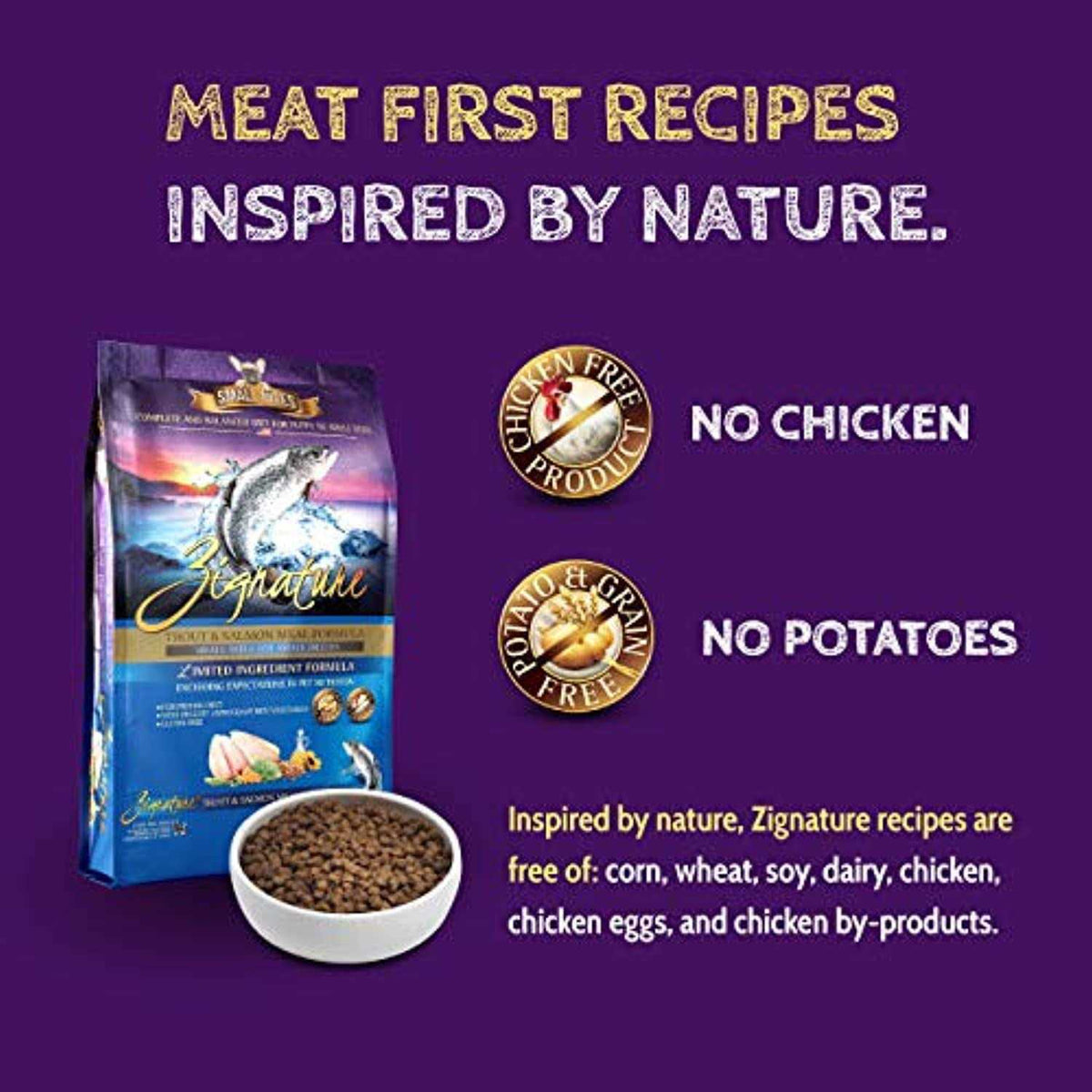 Dry Dog Food Trout & Salmon Formula Small Bites Y2742